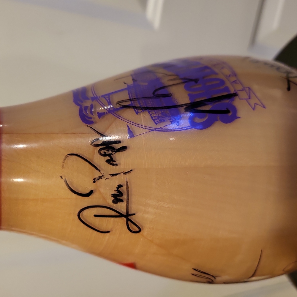 Showboat Las Vegas Hall of Fame Signed Bowling Pin 15" - Picture 8 of 14